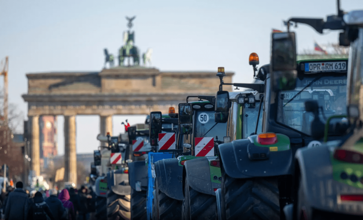 La protesta dei contadini&nbsp;tedeschi